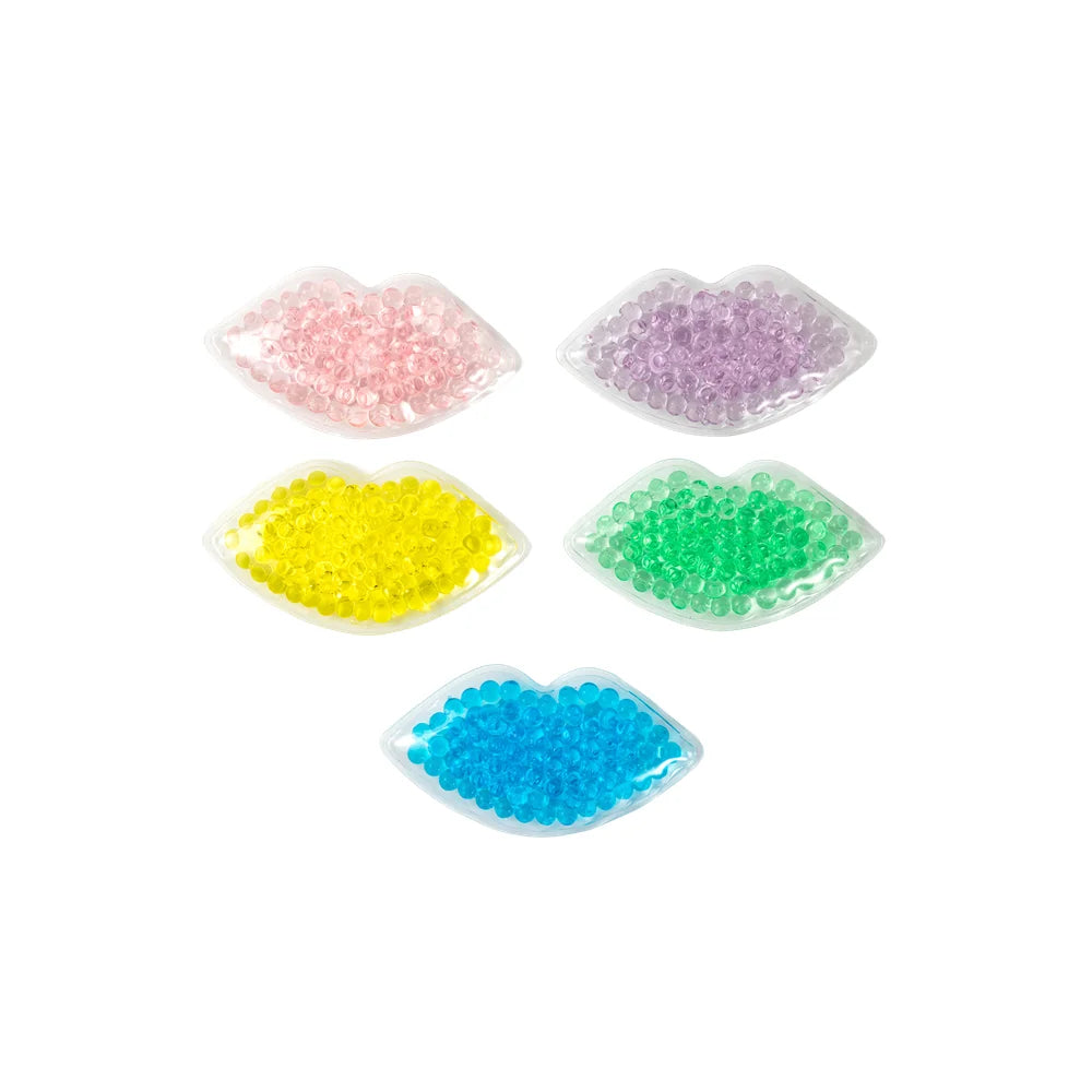 Lip Shape Bead Ice Pack Hot Cold Pack Customized Reusable Lip Ice Pack Cooling Lip Gel Pack