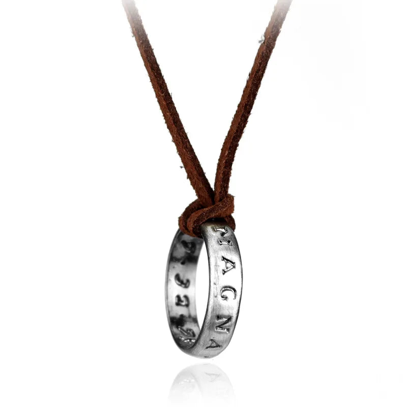 Game Mysterious Sea Area 4 Uncharted 4 Thief's End Drake Necklace Pendant Film Ring Necklace