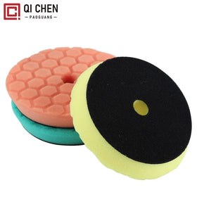 Customizable OEM 6-inch 150 mm Double-acting Car Polishing Pad Sponge Polishing Pad Used in DA Polishing Machine.