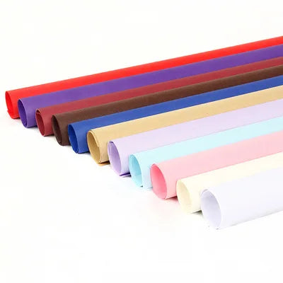 Zexwrap Colorful Kraft Paper Flower Shop Wrapping Paper for Flowers Rose Flower Bouquet Package