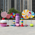 Christmas Candy Decorations Supply Candyland Christmas Decor Giant Candy Display Props Large Candy Ornaments