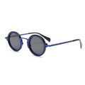 Retro Tr90 Frame Sunglasses Designer Glasses Men 2025 Polarized Sunglasses Steampunk Round Sunglasses