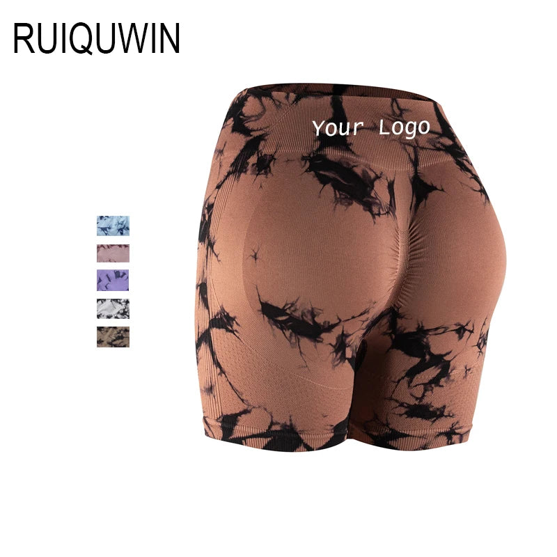 RUIQUWIN Fitness Legging Women Push up Workout Sport Sorts Women Scrunch Butt Lifting Gym Seamless Yoga Shorts
