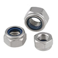 Stainless Steel Polished Nylon Insert Lock Nut ANSI B 18.16.6 DIN982 DIN985