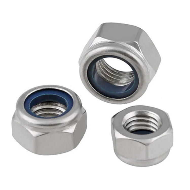 Stainless Steel Polished Nylon Insert Lock Nut ANSI B 18.16.6 DIN982 DIN985