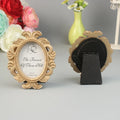 Baroque Photo Frame Retro Golden Oval Framed for Wedding Party Family Home Decoration Gift