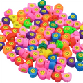 Professional Green Love Smiling Face Soft Clay Slice DIY Craft Bracelet Necklace Jewelry Making Accessories Wholesale in Bulk