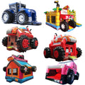 Chateau Hoppborg Smile Inflatables CE Certified Outdoor Use Jumping Castle Monster Car Bounce House Moonwalk Inflatable