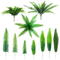 Factory Sale Silk boston Fern Plant Wall Decoration Green Leaves Artificial Fern