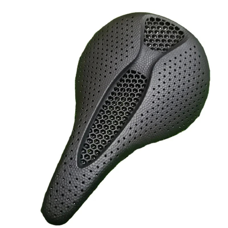 BUCKLOS Carbon Fiber 3D Saddle 3D Printed Ultralight Ergonomic Bike Saddle Comfortable Road Mountain Bicycle Seat Cycling Parts