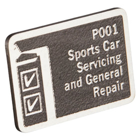 Custom Superior Quality Sign Metal Nameplates Wholesale Laser Cut Large Craft Aluminum Name Plate