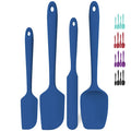Silicone Spatula 4-Piece Set Integrated Silicone Kitchenware Large Medium Small Cake Cream Spatula Set