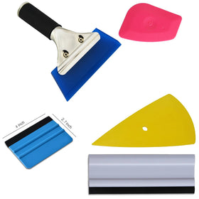Auto Window Tint Car Vinyl Wraps Kit Car Wrapping Tools Crafting Vinyl Weeding Tools Vehicle Vinyl Install Scrapers Squeegee Set