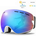 2023 Custom Logo Ski Goggles with Double Layers Anti-Fog PC Frame Sunglasses Snow Glasses