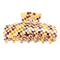 27 Colors Stock Acetate Hair Claw Clips Classic Hot 9cm Women Hair Claw Large Rectangle Claw Hair Clip
