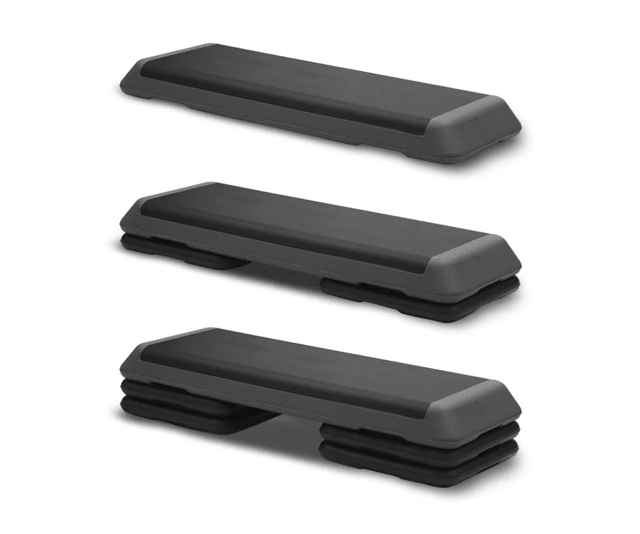 Workout Portable Step Platform Adjustable Fitness Exercise Training Aerobics Stepper