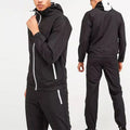 Custom Full Zip Sports Jogging Suits Sets Athletic Running 2 Piece Men's Active Tracksuits With Pockets