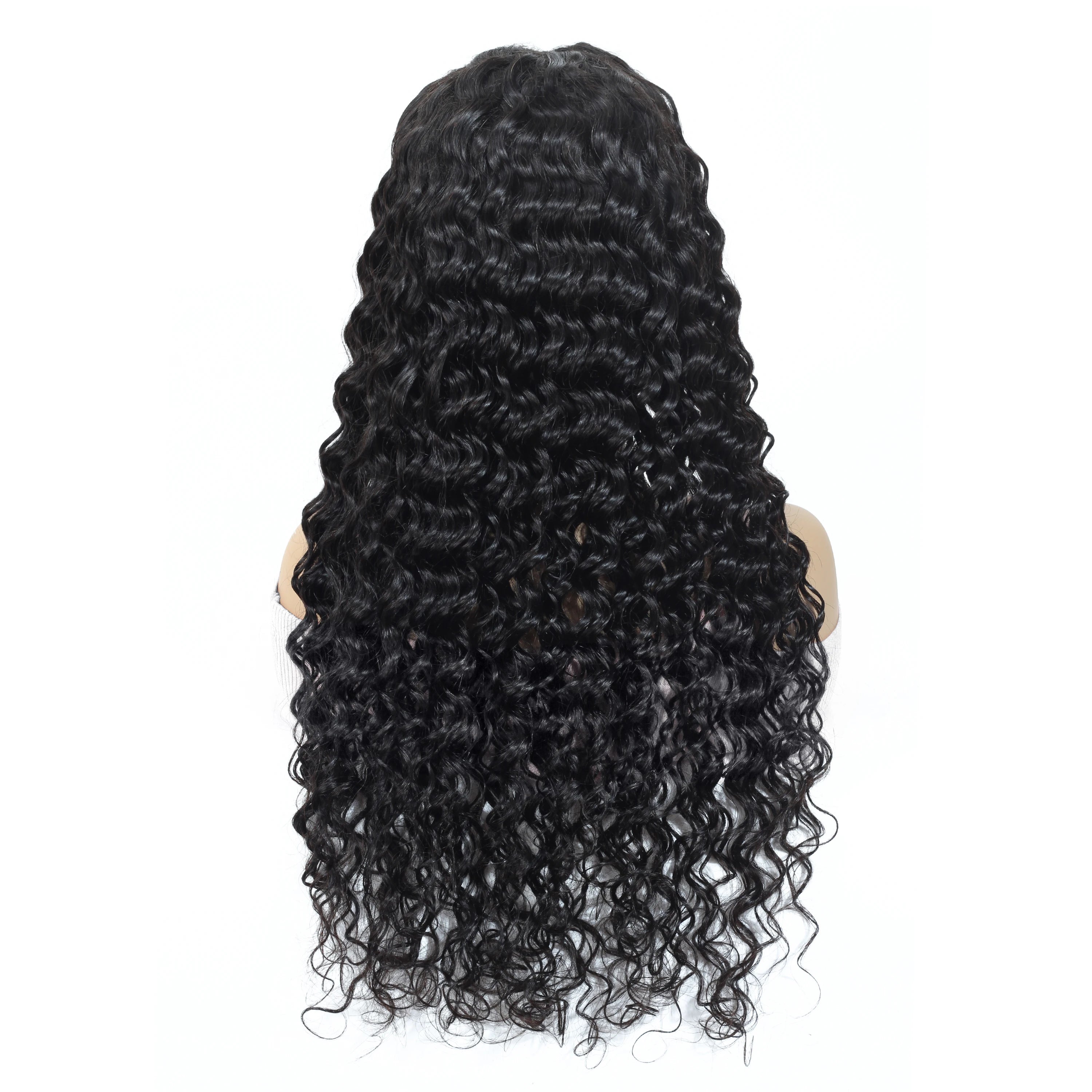 Cheap Quality Deep Lace Front Wig Wholesale Cambodian Human Hair Wigs Curly Wave Transparent hd Lace Frontal Wigs Pre Plucked