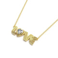 Milskye Newest 2024 Fine Fashion Jewelry for Women 18k Gold Plated 925 Silver Radiant love Faceted Topaz Heart Necklace