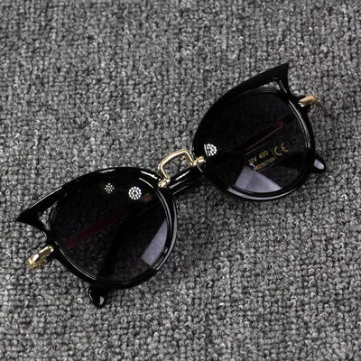 New Korean Fashion Boys and Girls Cat Eye Sunglasses UV Resistant Children Sunglasses Children Sunglasses