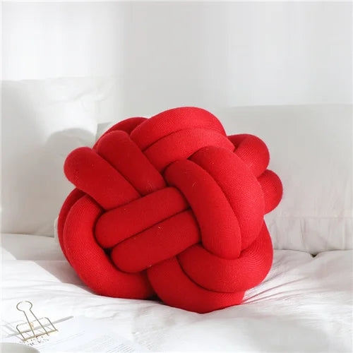 Wholesale Ins Acrylic Polyester Knotted Pillow New Sofa Cushion Office Nap Craft Pillow Covers Al