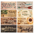 New Style Wooden Custom Painted Wall Hanging Home Decor Farmhouse Rustic Wood Signs Wooden Plaque