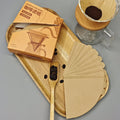 Durable Cone Coffee Filter Paper with High Retention for Clean Flavor and Aroma Ideal for Drip Coffee Makers