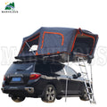 4 Person Waterproof Aluminum Roof Top Tent for Outdoor Camping Hard Shell Car Rooftop Tent with Oxford Fabric Ladder Accessory