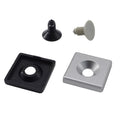 China Manufacturer Rohs  Oem Odm 4186 60*60mm 60x60mm Aluminum Profile  Part  From Dust in Aluminum End Covers 20 25 30 40 50 60