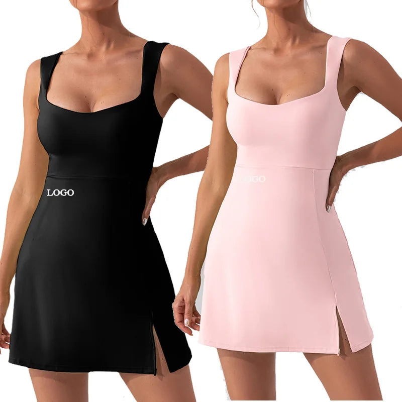 New Summer Women Fitness Golf Dress Lightweight Gym Sports Breathable Outdoor Golf Sports Dress Women