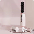 Cordless USB Type-C Hair Straightener Comb with 4-Temperature Settings Portable Household Hair Styling Tool