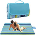 Portable Dual Layer Waterproof and Sand Proof Picnic Blanket for Outdoor Beach and Camping on Grass