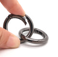 25mm 35mm Cheap Metal Key Chain Spring Snap Hooks O Ring Round Carabiner