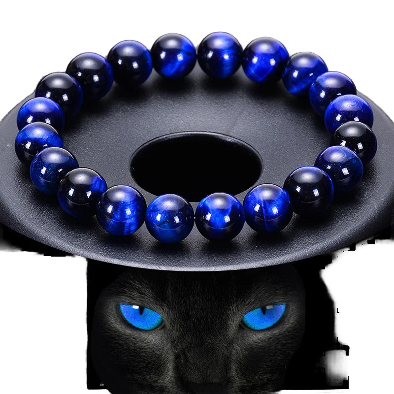 Fashionable Prayer Bead Bracelet tiger Eye Stone 10mm Bead Birthday Holiday Gift Trendy Bracelet Party Accessory Bracelet