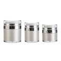 Luxury 50g Airless Plastic Jar Premium Quality White 12pc Set Recyclable for Cosmetics for Eye Cream