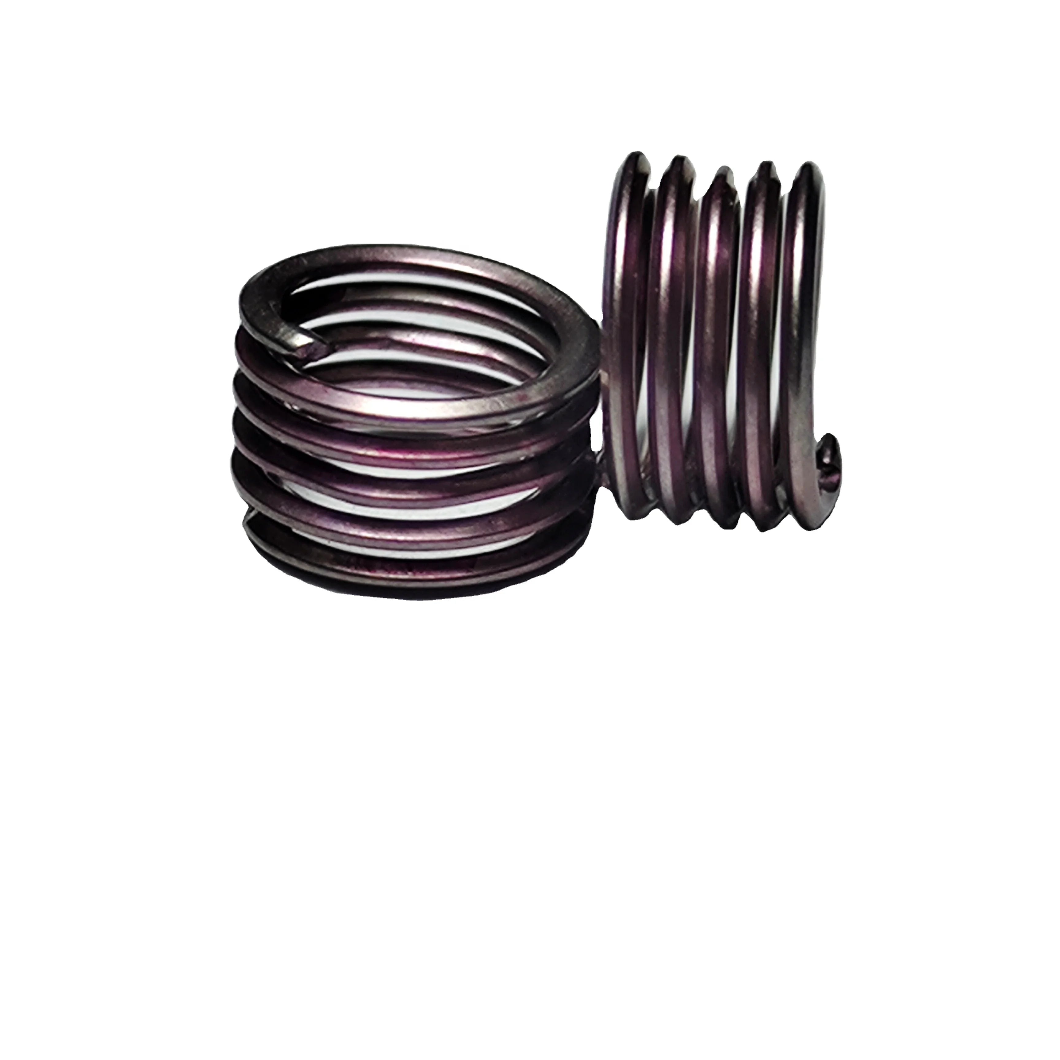 Self-Locking Tangless Wire Thread Coil Insert 1/4-28 M5*0.8 M6*1 Screw Locking Thread Repair Insert Stainless Steel