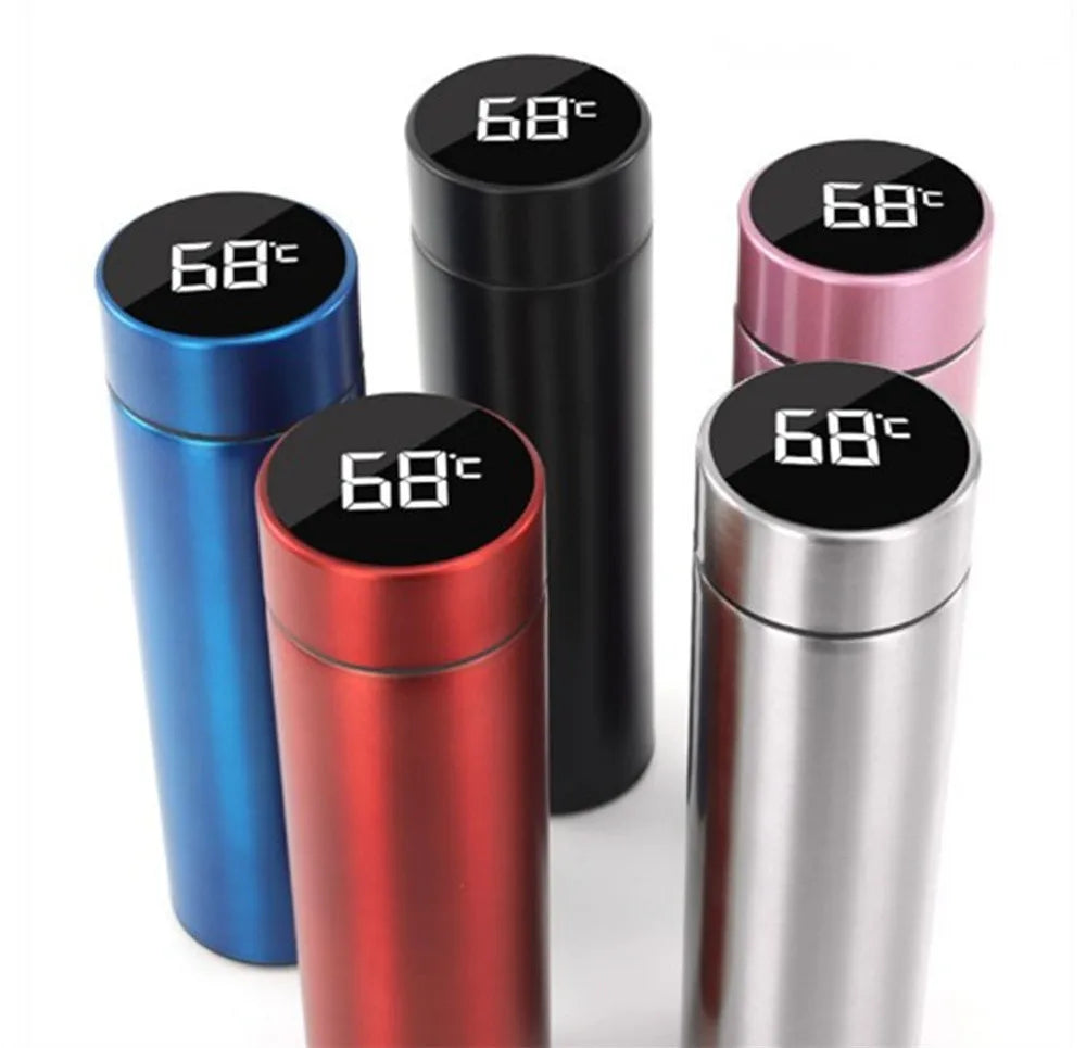 2023 Digital Stainless Steel Vacuum Flasks Thermo Smart Water Bottle Tumbler with LED Temperature Display