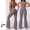 New Style Gym Fitness Sets Fitness Women One Piece Training Workout Scrunch Jumpsuit for Women