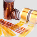 Wholesale Silicone Adhesive Brown High Temperature Resistant Polyimide Tape with Masking Use Die-cutting Punching Processing