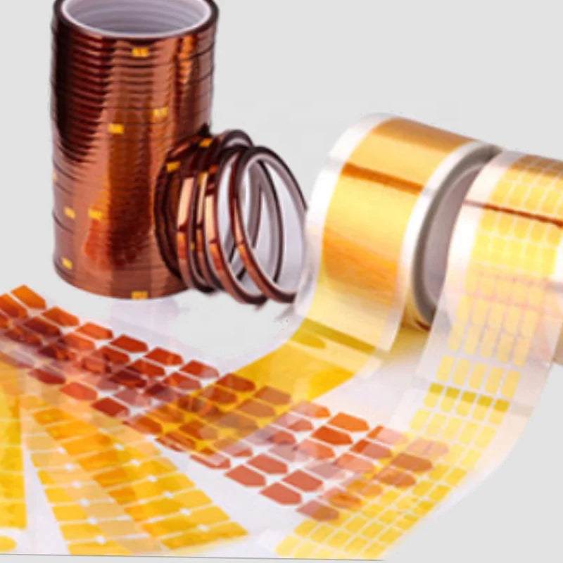 Wholesale Silicone Adhesive Brown High Temperature Resistant Polyimide Tape with Masking Use Die-cutting Punching Processing