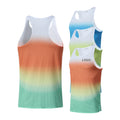 Men's Custom Seamless Marathon Vest Sporty Quick-Drying Fitness Clothes Elastic Thin Adhesive Pressure Breathable Sleeveless