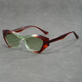 Wholesale TR90 Frame Acetate Sunglasses with UV400 Custom Logo & Various Frame Colors Purple Blue Champagne Gray Tea