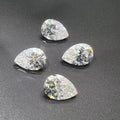 Pear Shape 4x3mm ~ 10x8mm White Color D VVS  Synthetic Gemstone Wholesale Price Moissanite Diamond