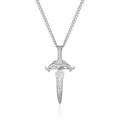 Trend Men Jewelry Stainless Steel Silver Sword Pendant Necklaces for Men
