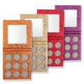 DIY Group Disk Hole 26.5mm/26mm RTS 9/12/15/18 Color Makeup Empty Eye Shadow Palette Beauty Packaging Flip Box With Mirror