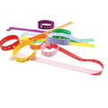 Custom logo Pvc L Shape Adjustable Plastic Bracelet for Eventpartyfestival