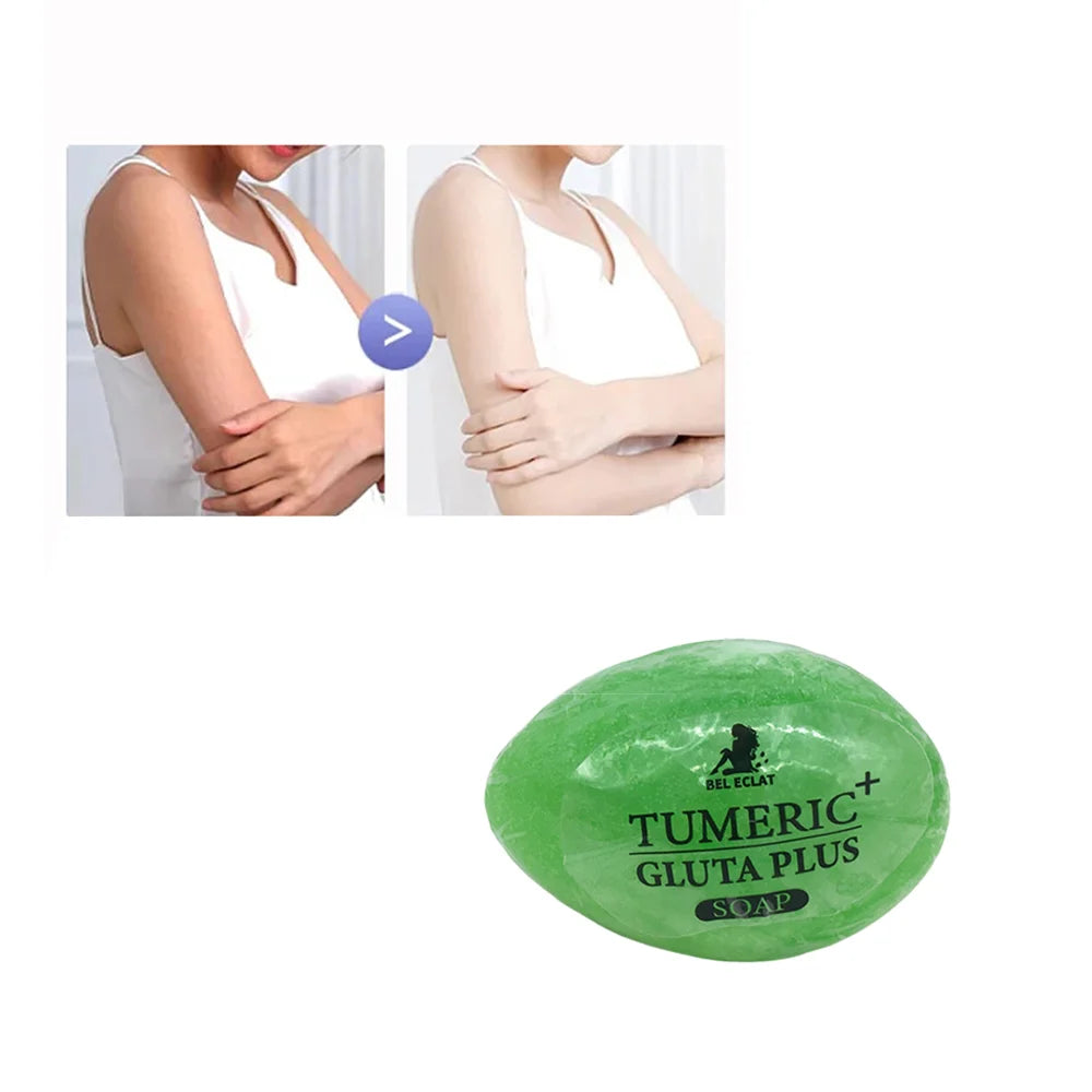 Wholesale Super Strong Effect Organic Extracts Vitamin C Tumeric Acne Whitening Soap With Gluta