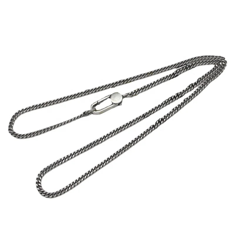 925 Sterling Silver Vintage Horsewhip Necklace Animal-shaped Gift for Party Elegant Vintage Style
