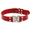 Original Design New Style Personalized Simple Buckle Collar Necklace Creative Classic Pin Buckle Leather Collar
