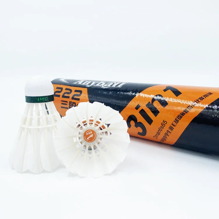 Factory Direct Sale Durable Stable China Goose Feather Wholesale Badminton Shuttlecock for Sports Training